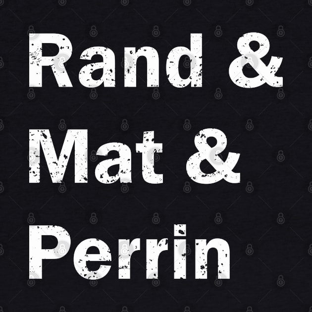 Rand and Mat and Perrin by Mandra